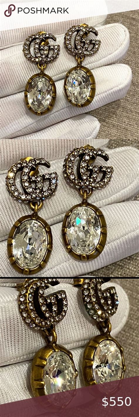 gg earrings gucci|vintage gucci earrings.